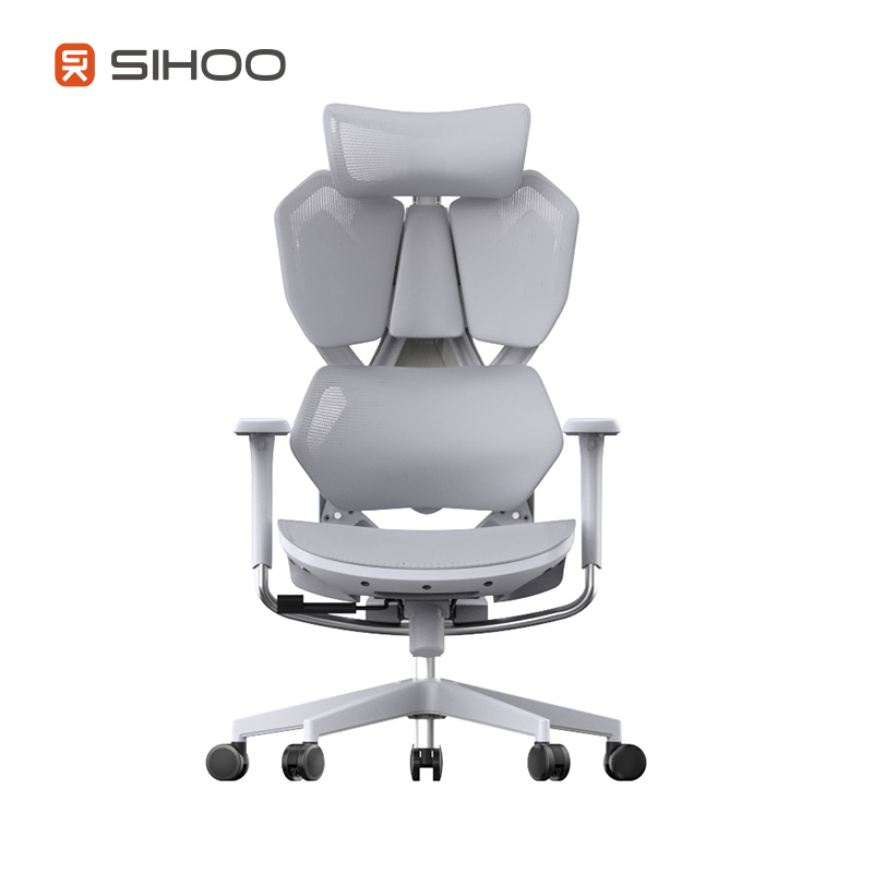 כסא גיימינג ארגונומי SIHOO X5C Air Gray & Pink